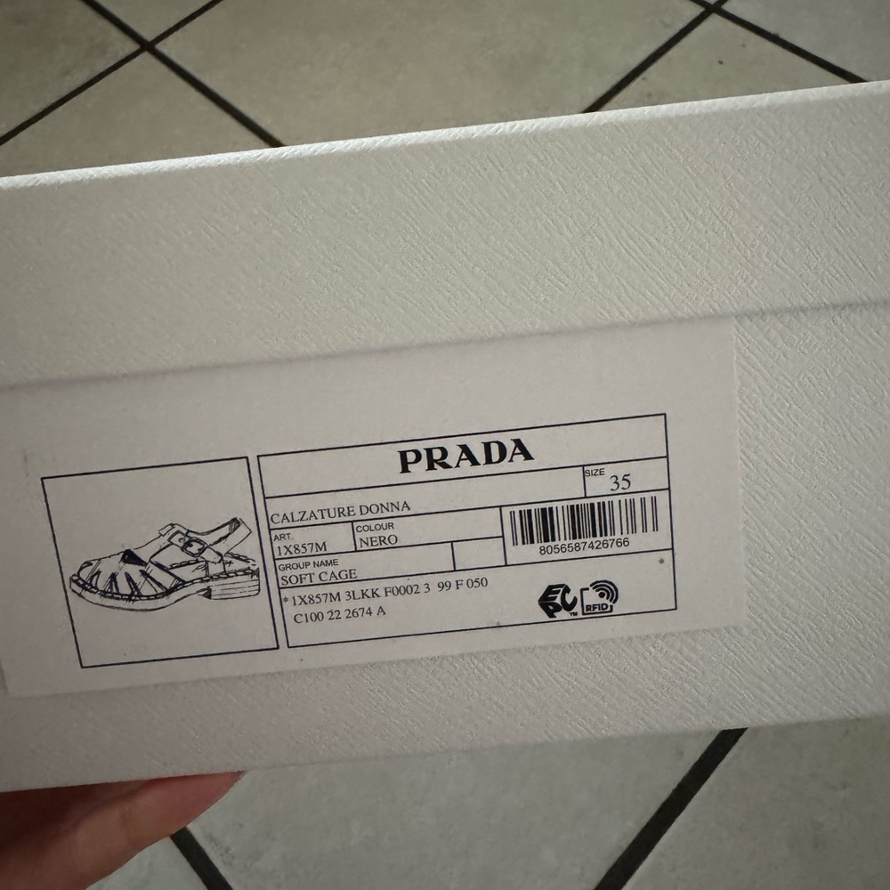 Prada Black Sandals - Picture 6 of 7